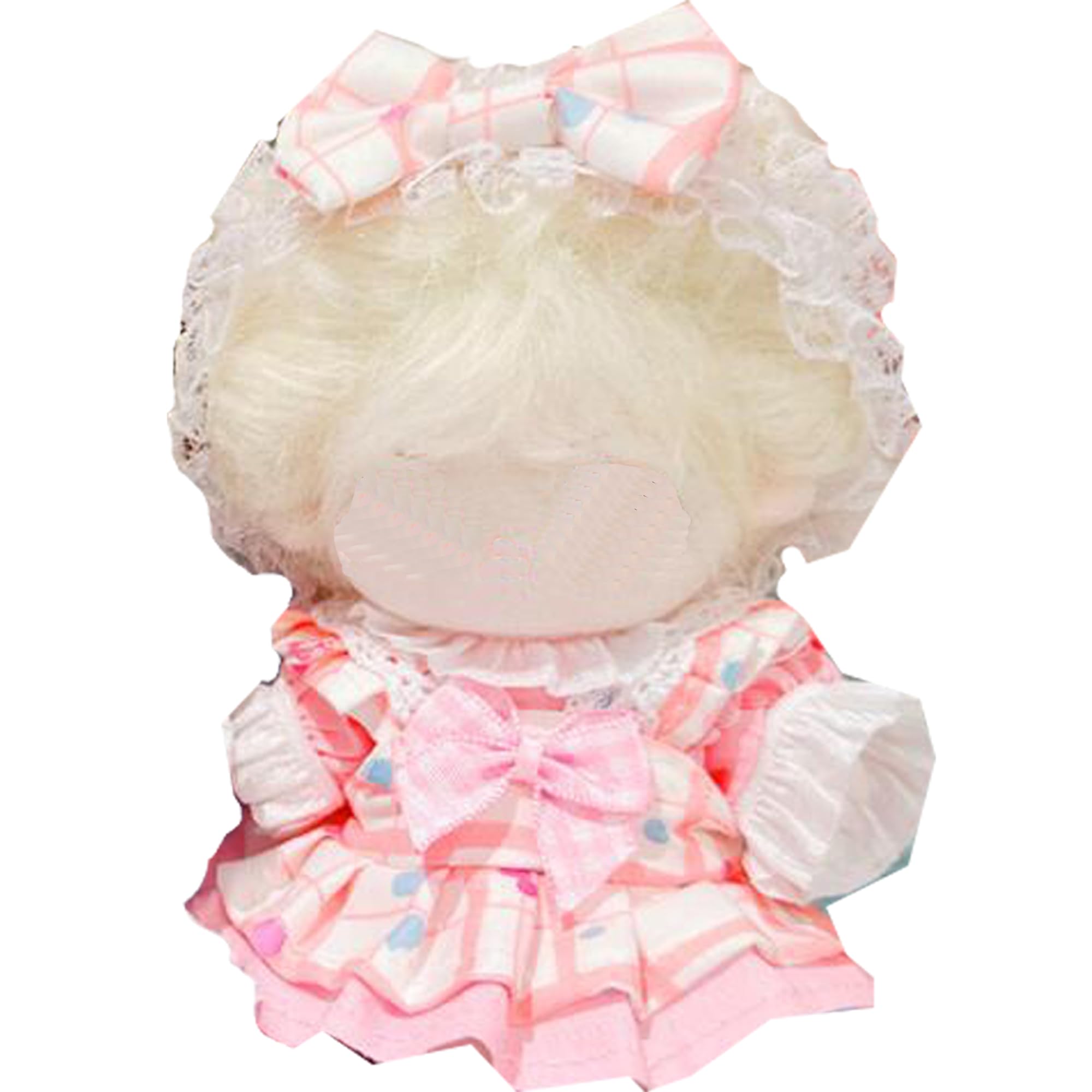 

Плюшевое платье и головной убор для плюшевых кукол 10-15 см [Товар]