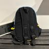 The new schoolbag is high-value, fresh and sweet backpack, couple contrasting color splicing, light and large-capacity backpack.