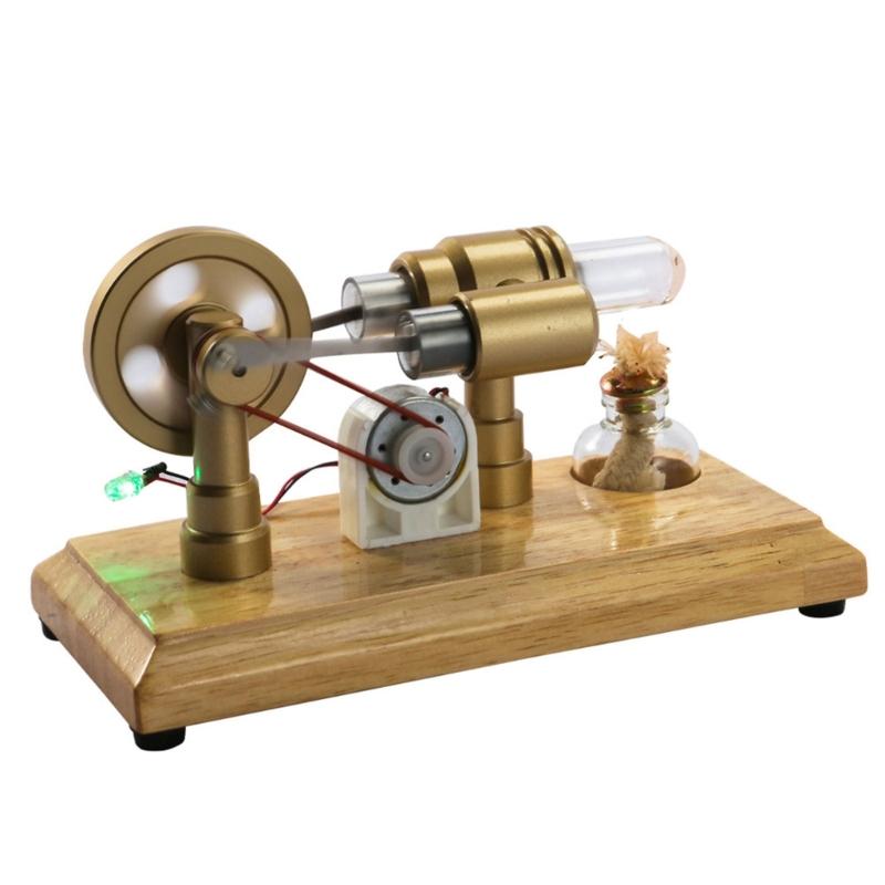 Stirlings Engine Model Physics Sciences Lab Teaching Tool Electricity Generators Steams Heat Education Model Toy