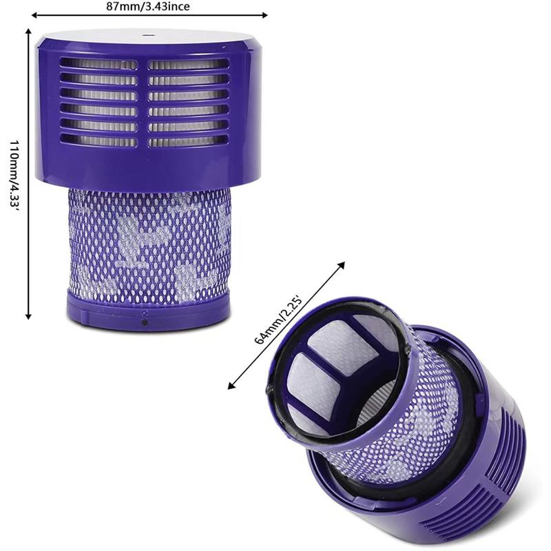 For Dyson V10 Filter Hepa Accessories Robot vacuum cleaner SV12 washable filter Replacement cleaning Spare Parts