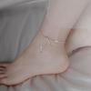 Stylish Titanium Steel Heart Anklet for Women – Durable, Versatile Beach Foot Chain