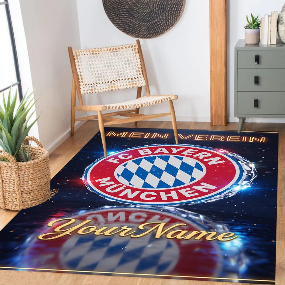 Fc Bayern München (7) Customize your name rug, office chair cushion, home bedroom living room gift.