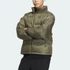 Adidas Down Jacket Solid Color Logo Sports Casual Down Coat Unisex Jackets Olive-Green IK2420