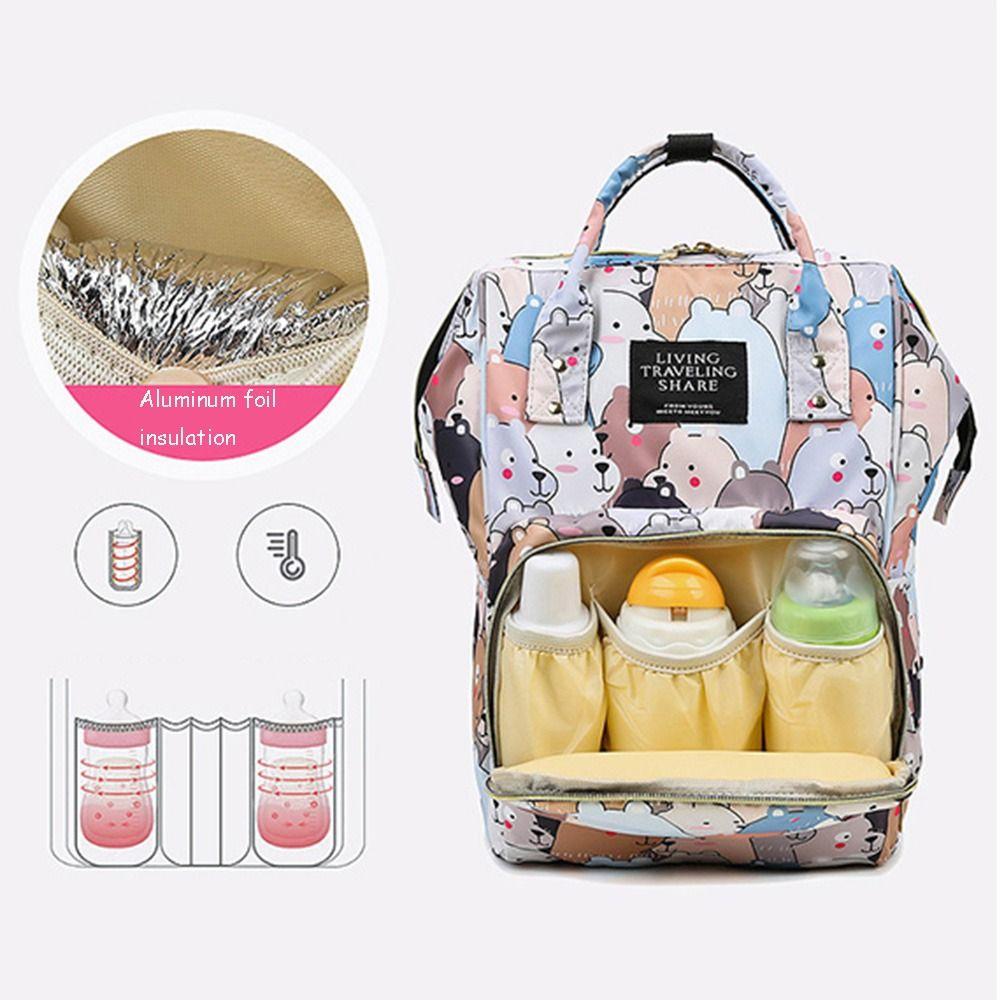 Care Pockets Tote Bag Multi-Function Large Capacity Mummy Bag Travel Backpack Nappy Bags Diaper Bag
