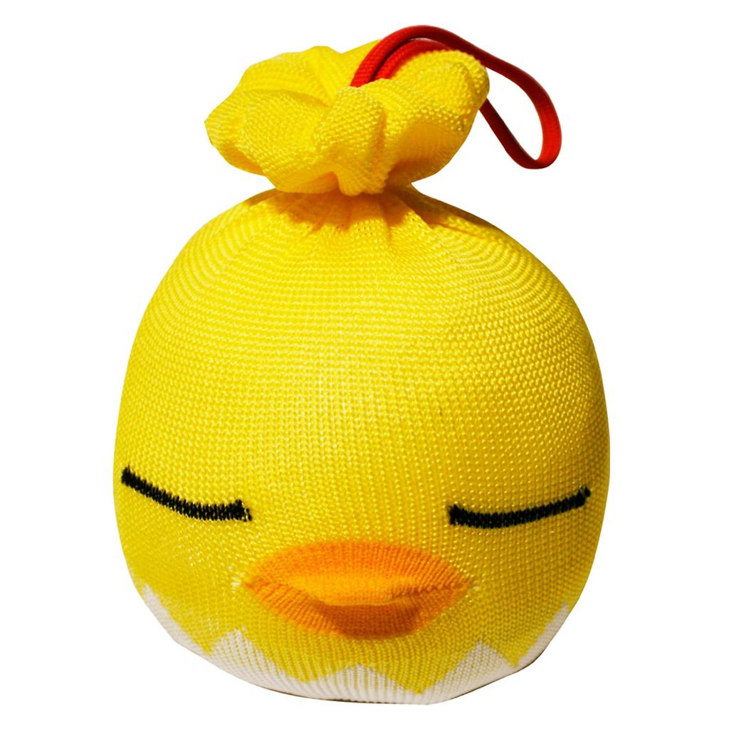 Keikawa Shoji Original Bath Scum Remover Akapakkun Set and Shiba Inu Absorbs Scum and Sebum [Seiei 3-Piece Tama, Chick, 20393]