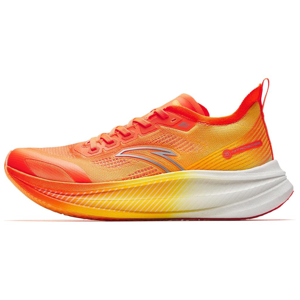 New Anta Cushioned Wear-Resistant Breathable Low-Top Full-Length Carbon Plate Training Running Shoes Men's Yellow Orange 912425588-15