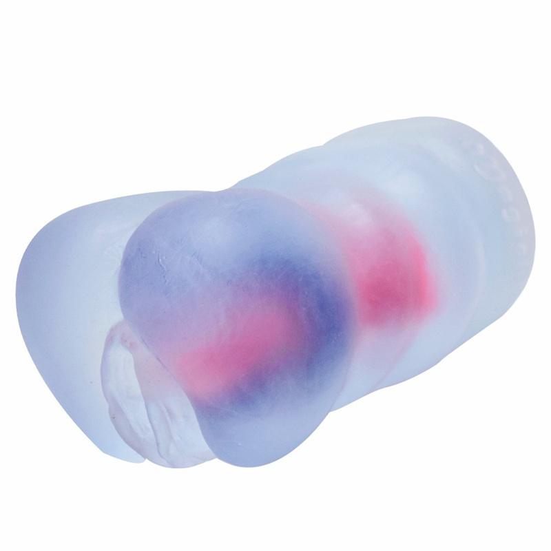 Demon Girl Transparent Blue Airplane Cup Male Inverted Model Forced Fake Vagina Famous Device Masturbation Device Adult Erotic Sex Products