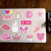 50pcs Cartoon College Style Graffiti Waterproof Stickers Creative Fridge Mug Skateboard Guitar Helmet Decoration Decals