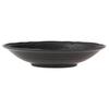 TOKI1919 Lightweight Poire La Tima Black Coupe 23 X 5cm French Microwave and Dishwasher Made In Product Café Plate/Soup Plate, Approx. Diameter,