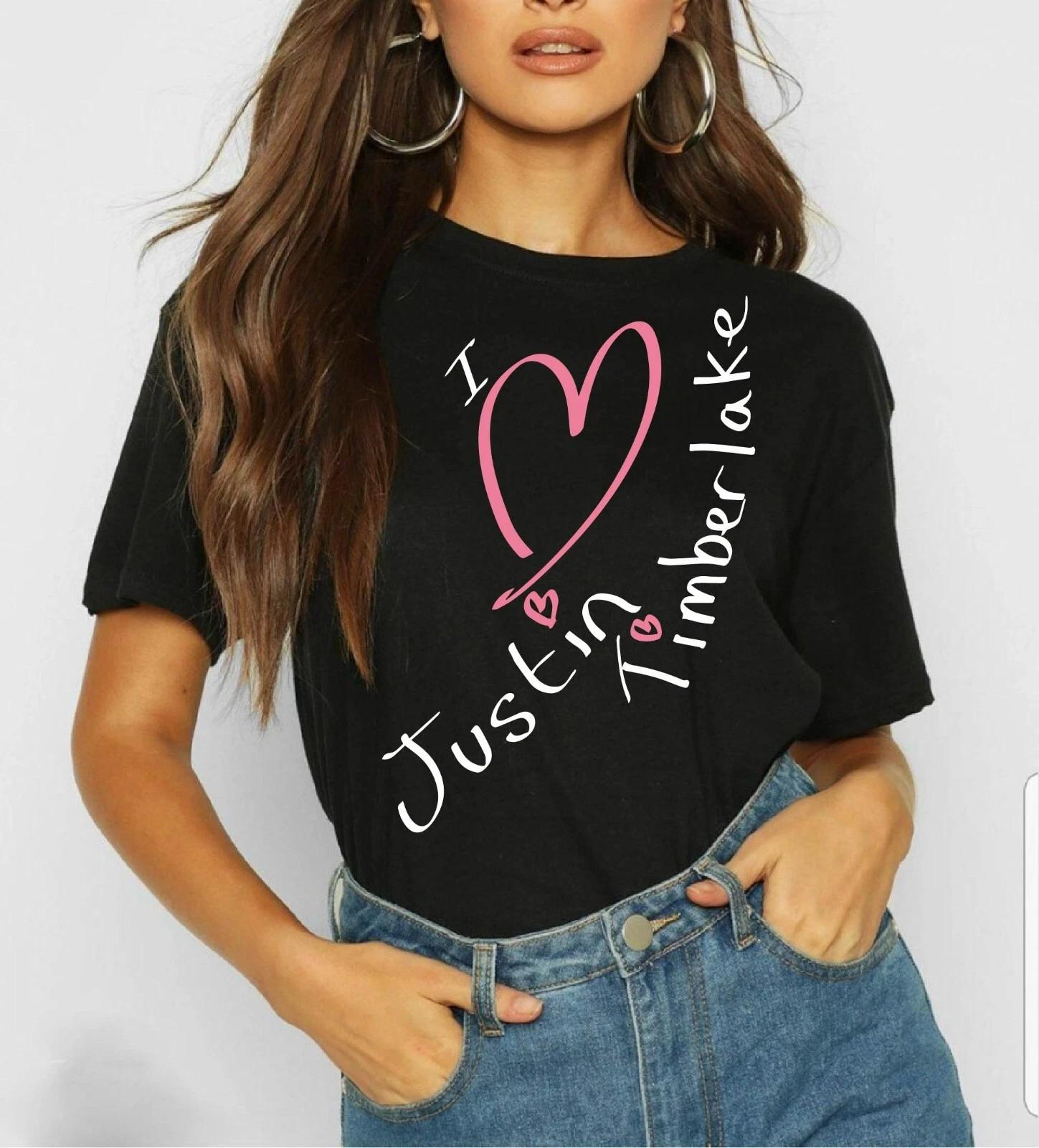 Justin Timberlake T-Shirt I Love Justin Timberlake Fashion Concert 2026 UK M