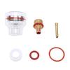 Torch Glass Cup Welding Torch Kit 3 32in Suitable for WP 17 18 26 Collets Body Gas Lens High Heat Welding Accessory