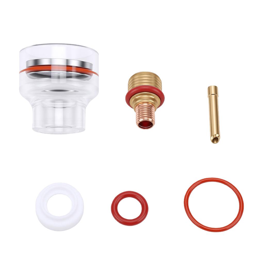 Torch Glass Cup Welding Torch Kit 3 32in Suitable for WP 17 18 26 Collets Body Gas Lens High Heat Welding Accessory