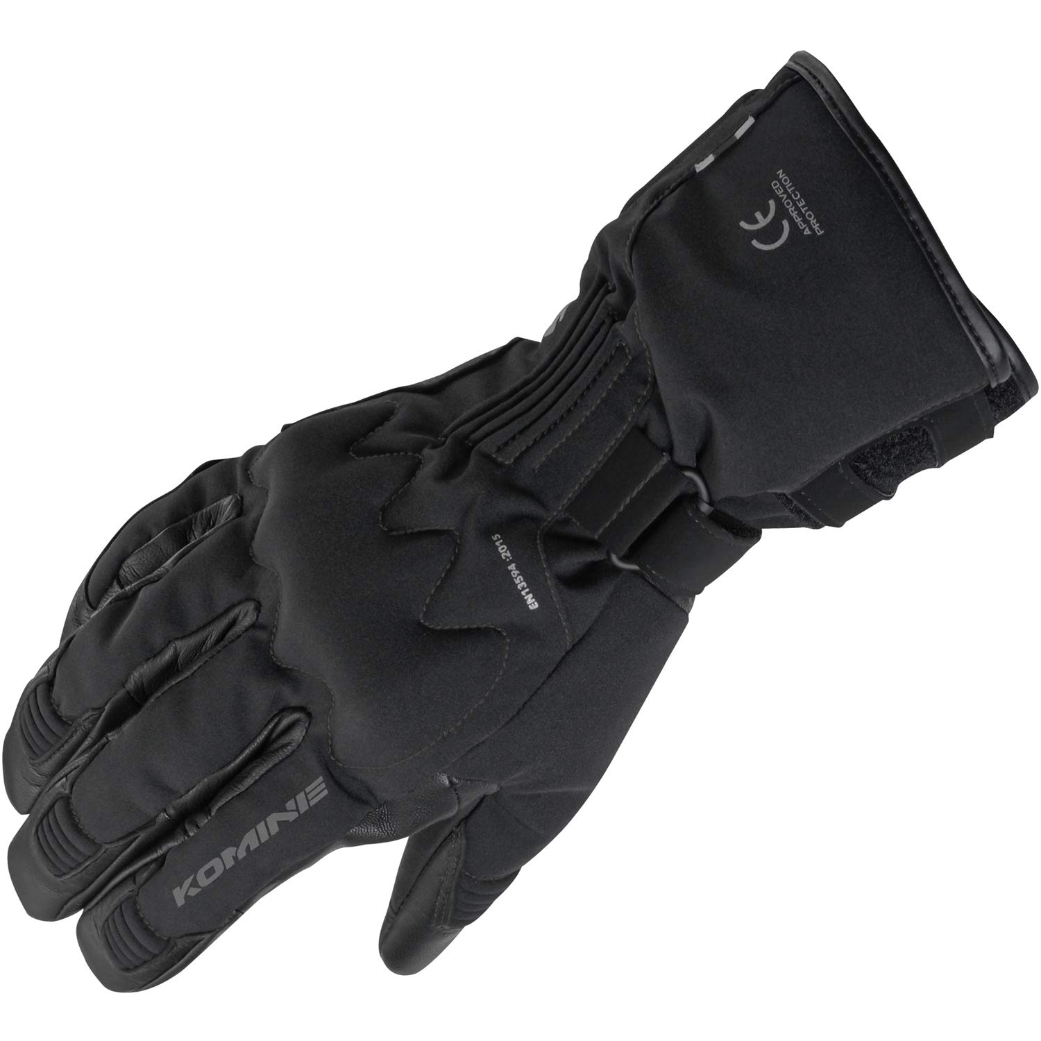 

Komine AIRGEL Protect Winter Motorcycle XL Waterproof and CE Stretch Carbon for and Winter Gloves, Black, (GK-828 1273), Cold-Resistant, Certified, чёрный