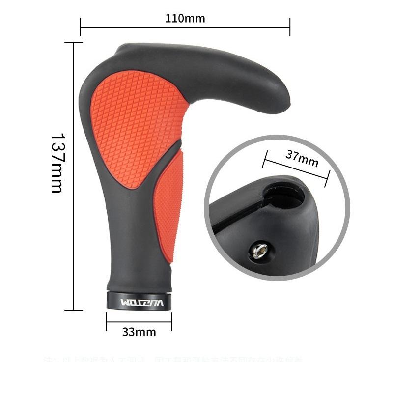 1 Pc Comfortable Bike Handlebar Grips - Ergonomic Design For Reduced Hand Fatigue And Improved Control - Ideal Bicycle Accessori