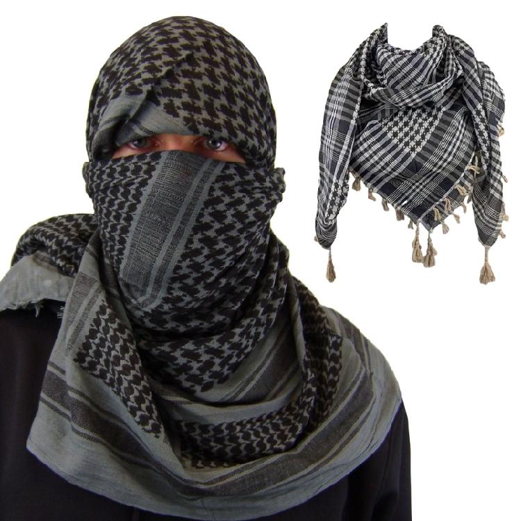 Sciarpe Pashmine Sciarpa Moda Donna Uomo Shemagh Arabo Keffiyeh Sciarpa Palestina