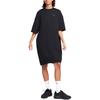 New Nike Short Sleeved Dress Women's Black FB8337-010
