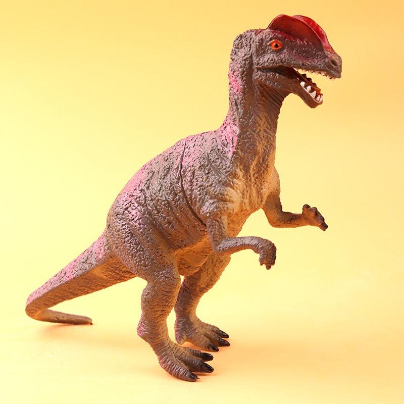 Large Simulated Soft Rubber Dinosaur Toy with Sound Tyrannosaurus Rex Triceratops Animal Model for Boys and Children