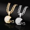 American Football Helmet Pendant For Necklace Making Rugby Ball Sports Jewelry Handcrafted Men Chain NFL FOOTBALL HELMET Women
