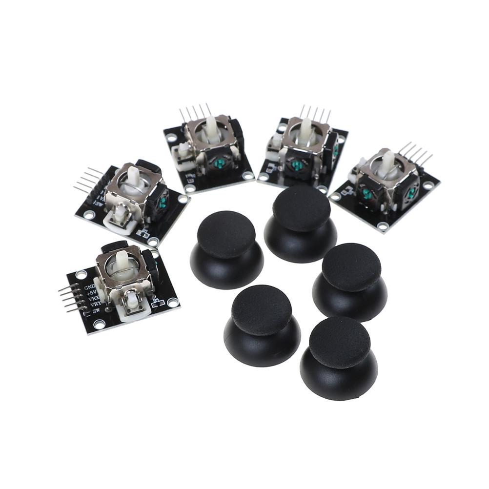 5Pcs/Lot Dual-Axis Xy Joystick Module For Arduino Ky-023