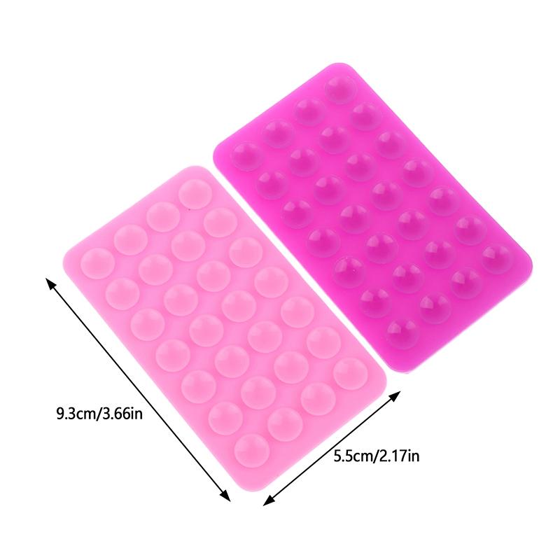 Silicone World Square Silicone Mobile Phone Fixing Suction Cup Car Mounted Bracket Phone Case Universal Anti Slip Suction Cup