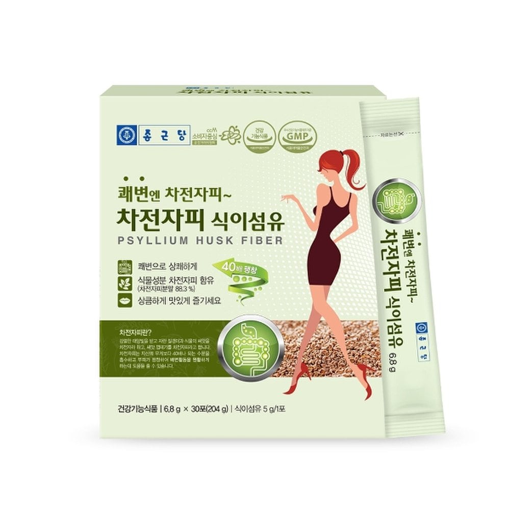 Chong Kun Dang Kwaebyeonen Psyllium Husk Dietary Fiber 6g x 30 packs