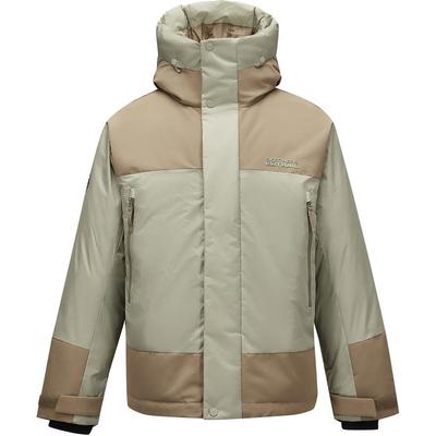 Outdoor Series Comfortable Short Loose Hooded Long Sleeve Down Jacket Men Outerwear Laurel-Oak Gray L424M001-04AU