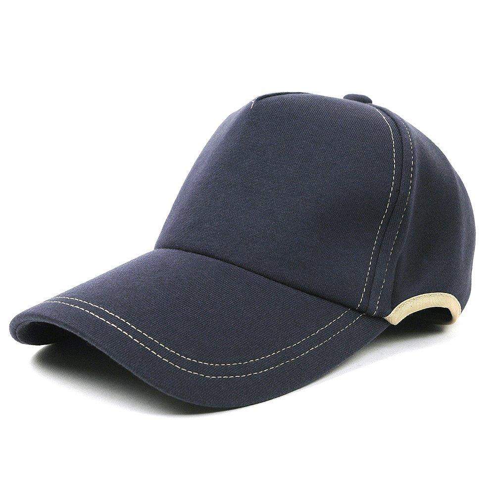 Hat Long Brim Round Sweat Cap Navy L XL [Big Watch] CPR-06N Men's