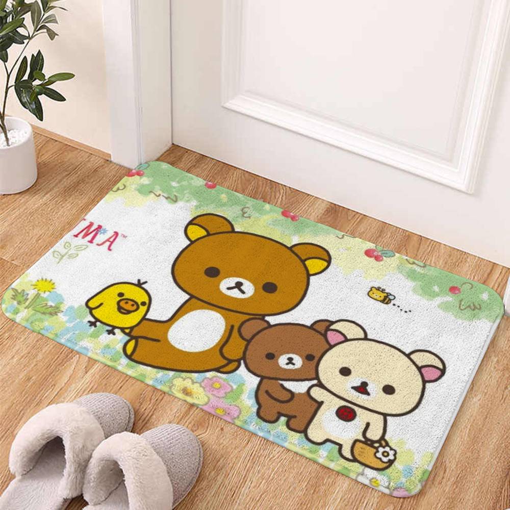 RilakkumaS Floor Mats Home Laundry Rug Carpet For Living Room Decor Lounge Area Anti-slip Foot Mat Entrance Doormat