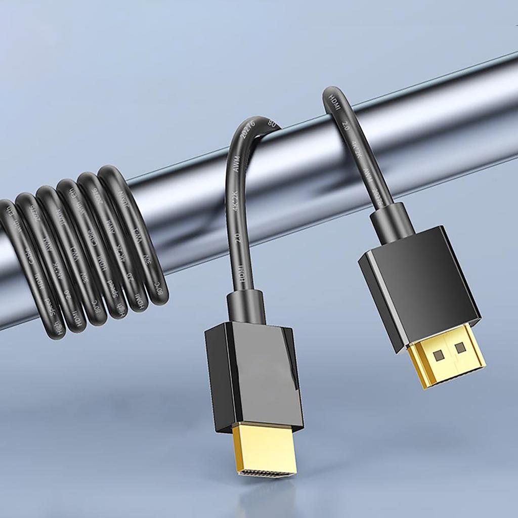 Fast Speed 4K HDMI2.0 Cable 18Gbps 60Hz with Gold Plateds Connectors for Home Entertainment Systems