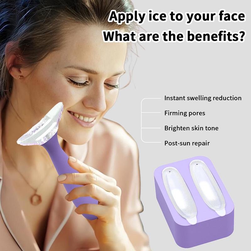 Facial Ice Roller For Face Premium With Carry Case And 2X Rollers For Long Lasting Cold