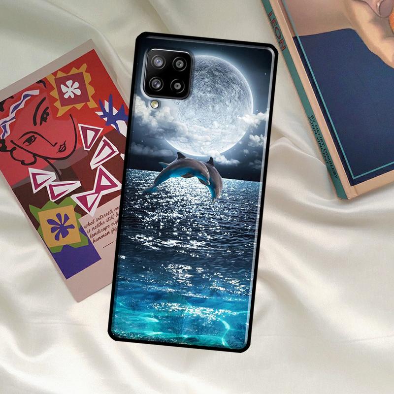 Ocean Dolphin Case For Samsung Galaxy A52 A32 A12 A33 A06 A16 A26 A36 A56 A15 A53 A13 A34 A54 A14 A35 A55