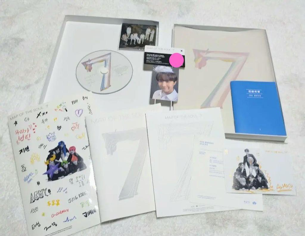 [USED] BTS CD Album MAP OF THE SOUL 7 (4 Versions) BTS Photobook