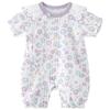 Girls' Summer Cotton Short-Sleeve Romper
