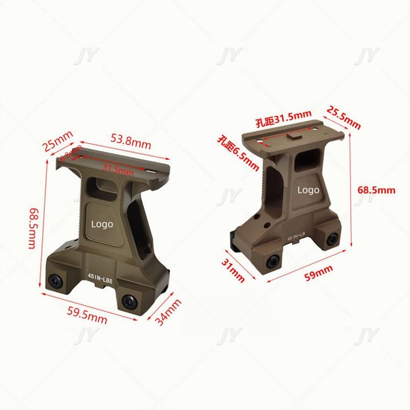 Gbr. Scope Red Dot Sight Lerna Mount Kit Elevated Base Hunting Mounts Fit 20mm Picatinny Rail Tactical airsoft Accessories