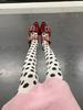 Vintage Women's Pantyhose Fashion Sexy Crash Tights Spring Autumn Polka Dot Stockings Super Elastic Bottoms Y2k Female