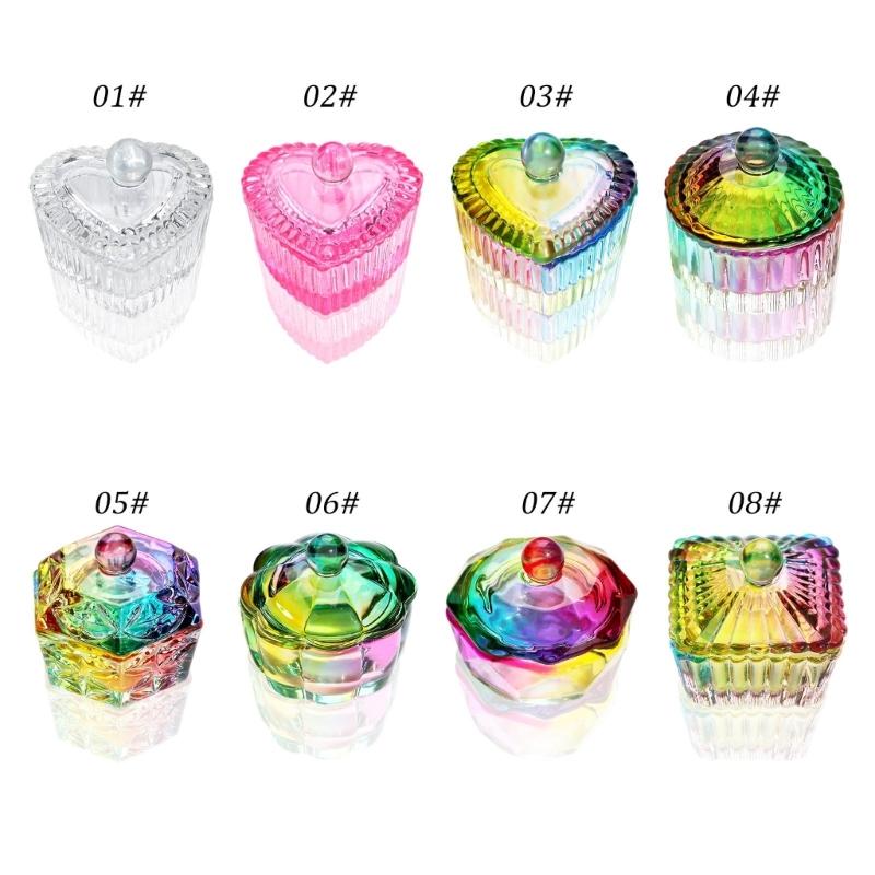 Nails Art Glass Acrylic Dappen Dish Nail Crystal Bowl Nail Liquids Crystal Cup Nail Design Tool Crystal Glass Dish
