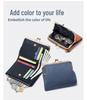 European & American Style Women's Genuine Leather Clutch Wallet - Multifunctional Coin Purse and Card Holder