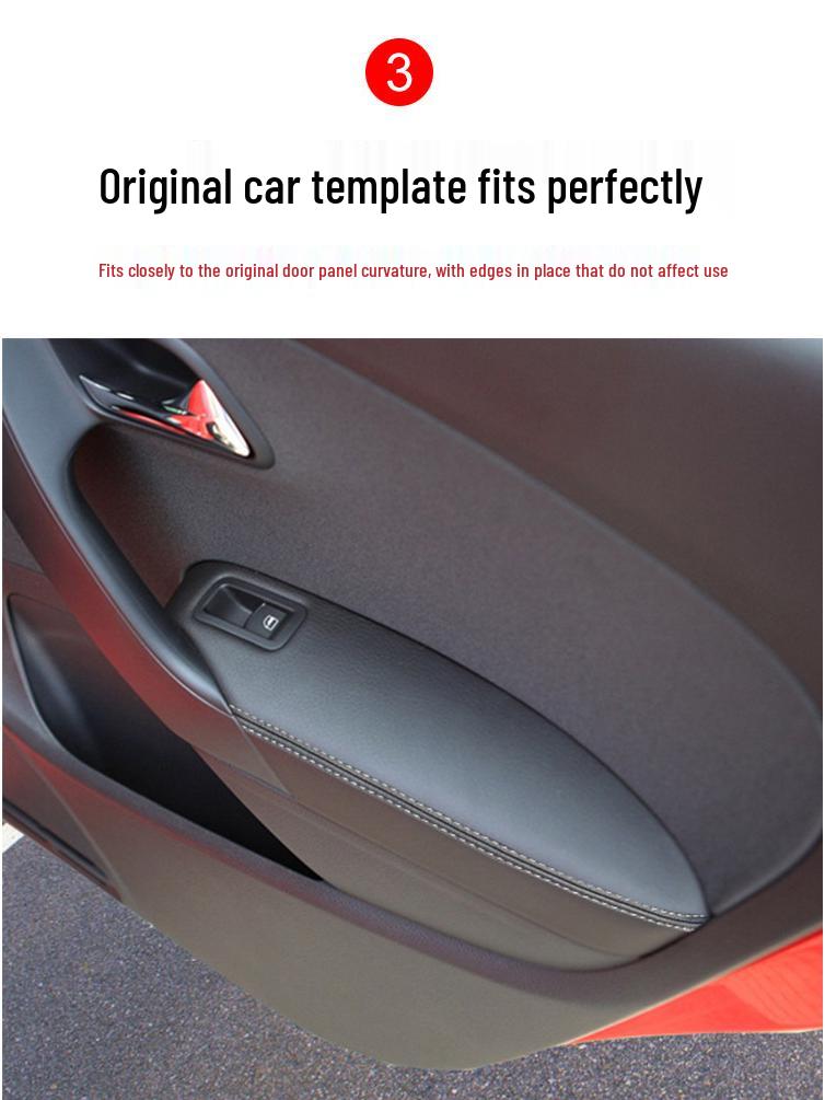 Leather Door Armrest Wrap for 2011-2018 VW Polo and Polo Cross