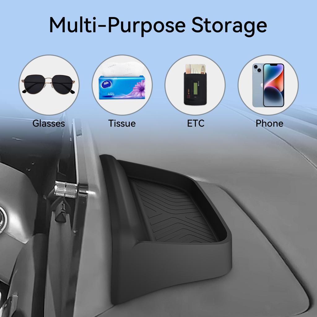 for Honda Pilot 2025-2025 Car Dashboard Storage Box Interior Accessories Central Control Screen Rear Storage Tray Organizer