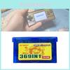 Gba 369in1 Game Boy Advance Game Cartridge Compact Design No Battery Save Feature