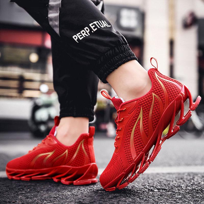 shock absorbing running trainers