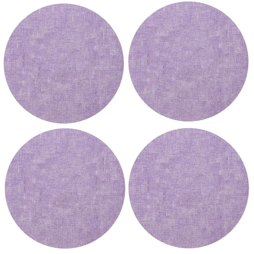 Dining Table Accessories 33cm Round Mats Casual Dining Easy Clean Placemats Elegant Dining Decor Flexible Table Placemats