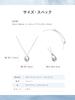 [4℃] Official Eternal Silver Necklace with Jewelry Case, Teardrop Aquamarine, Elegant, Anniversary Gift, Women's 111424121810