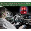 New LED Panel Digital Voltage Meter Low Voltage Alarm For Motorbike Car Boat 12V-24V
