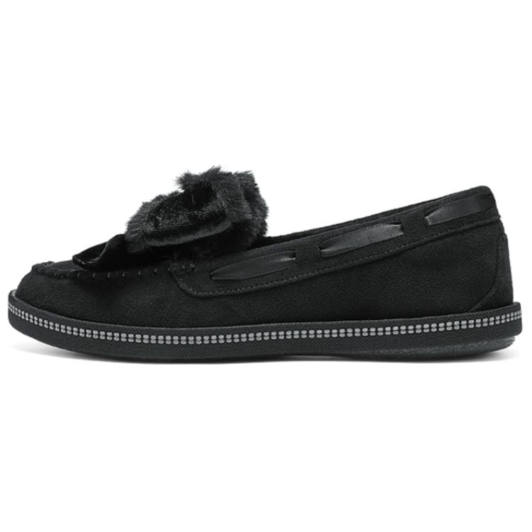 Skechers Modern Comfort T Winter Comfortable Versatile Low-Top Casual Shoes Women sneakers Black 169013-BBK 35