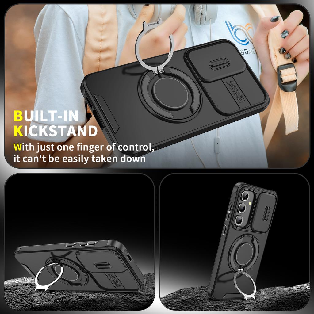 Shockproof Bumper Armor Back Cover Case for Samsung Galaxy S25 FE 5G A17 S24 Ultra S22 S21 S23 Plus A56 A16 A36 A55 A35 A15