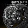 findtime Men's 56mm Analog Digital Military Sports Watch 50M Waterproof LED Backlight Dual Time Stopwatch Alarm Calendar Black White
