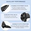 Marine Steering Triangle Mounting Bracket Parts Kit Fit for Newport NK-180S Brushless Kayak Trolling Motors, Black