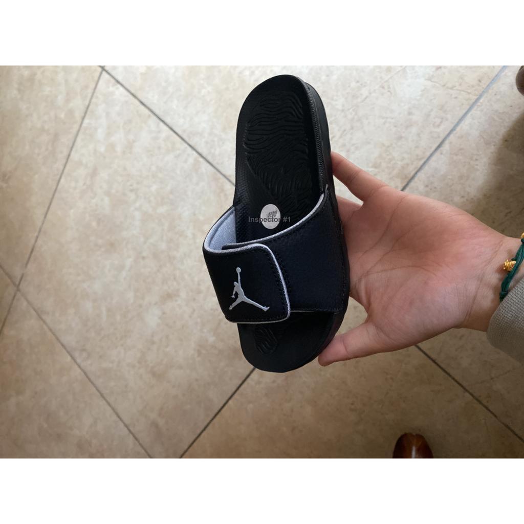 Jordan Hydro 6 Kids Slippers Kids Slippers Black White 881476-011