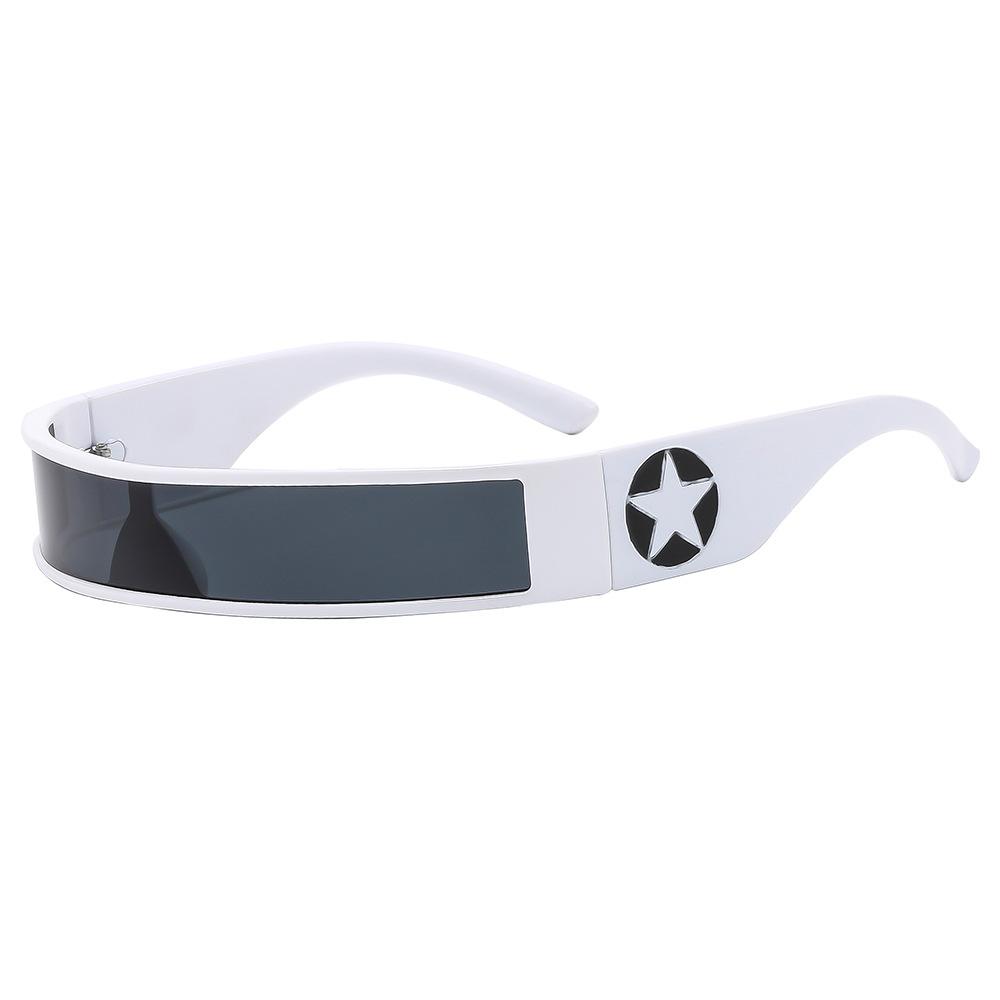 JYL TS Narrow Frame Sunglasses Futuristic Style For Street Shooting 68177
